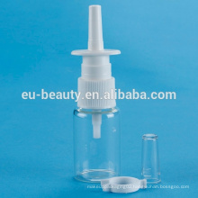 Clear medical nasal sprayer bottle oral sprayer glass bottle